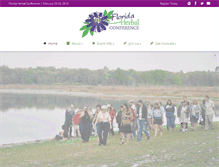 Tablet Screenshot of floridaherbalconference.org